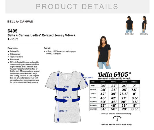 MMS BELIEVE - glitter bling women's relaxed fit v-neck tee