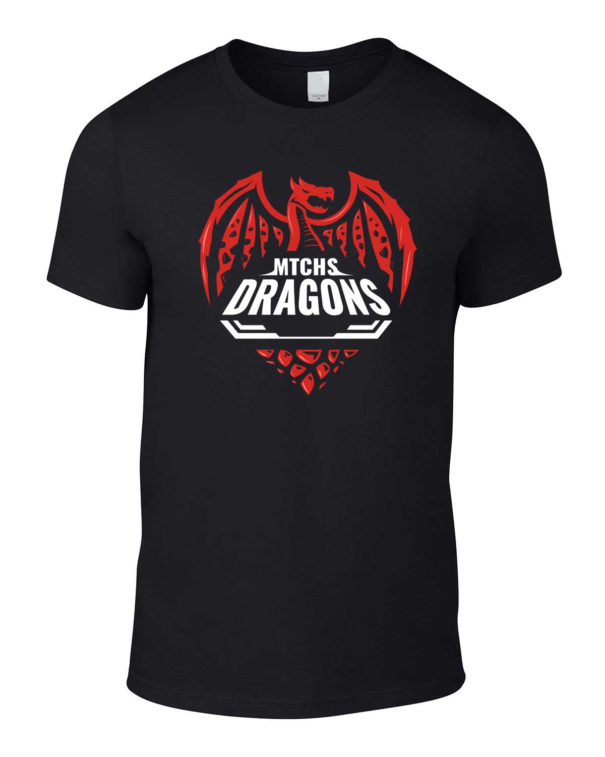 MTCHS DRAGONS printed tee