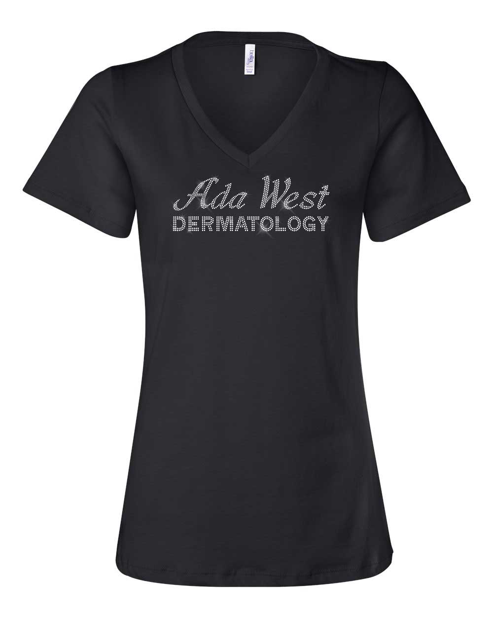 Ada West Dermatology Women's Relaxed fit V-neck tee