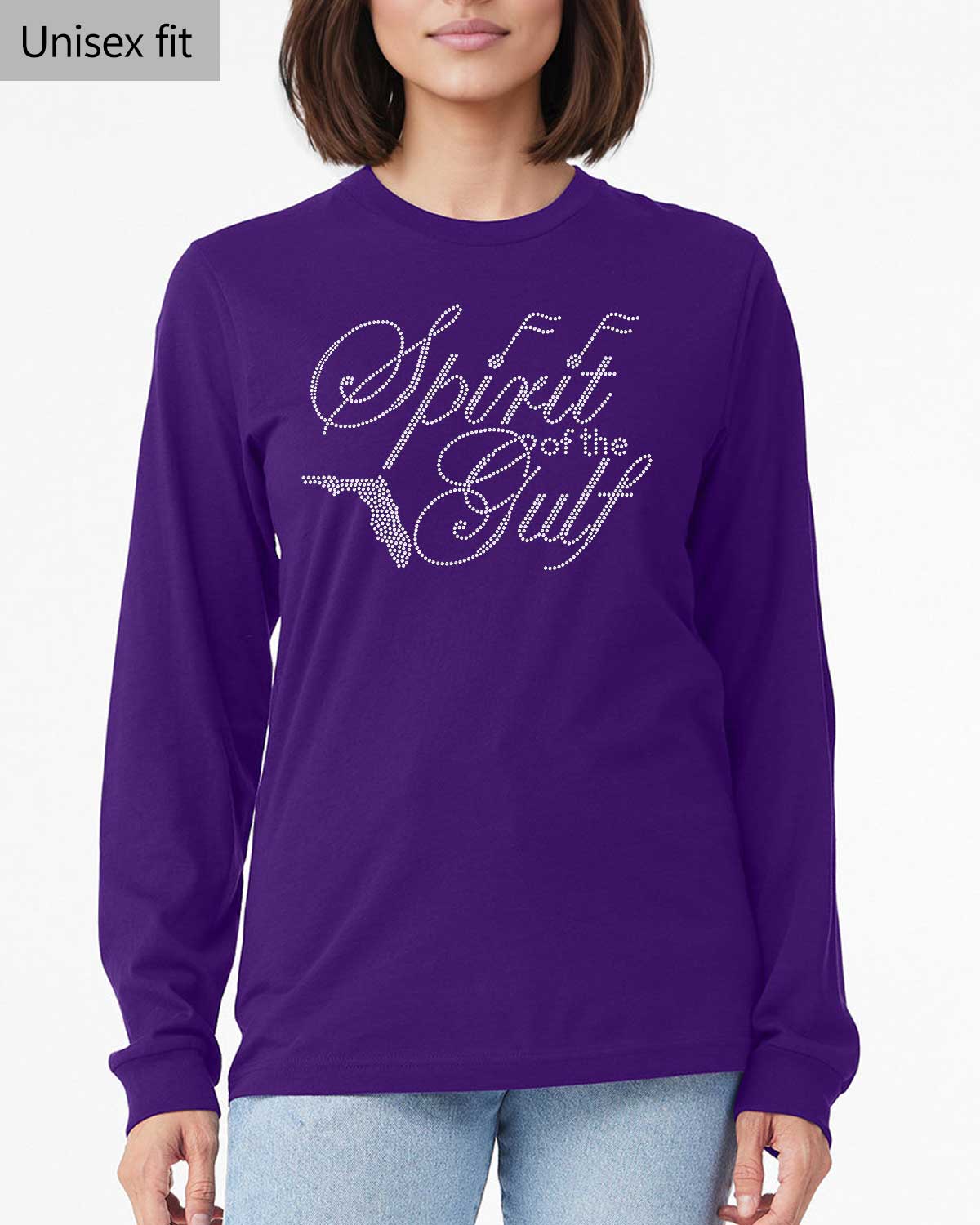 Spirit of the Gulf Chorus Rhinestone Unisex Fit Crew Neck Long-Sleeve T-Shirt