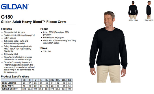 MMS BELIEVE - glitter bling unisex crew neck sweatshirt