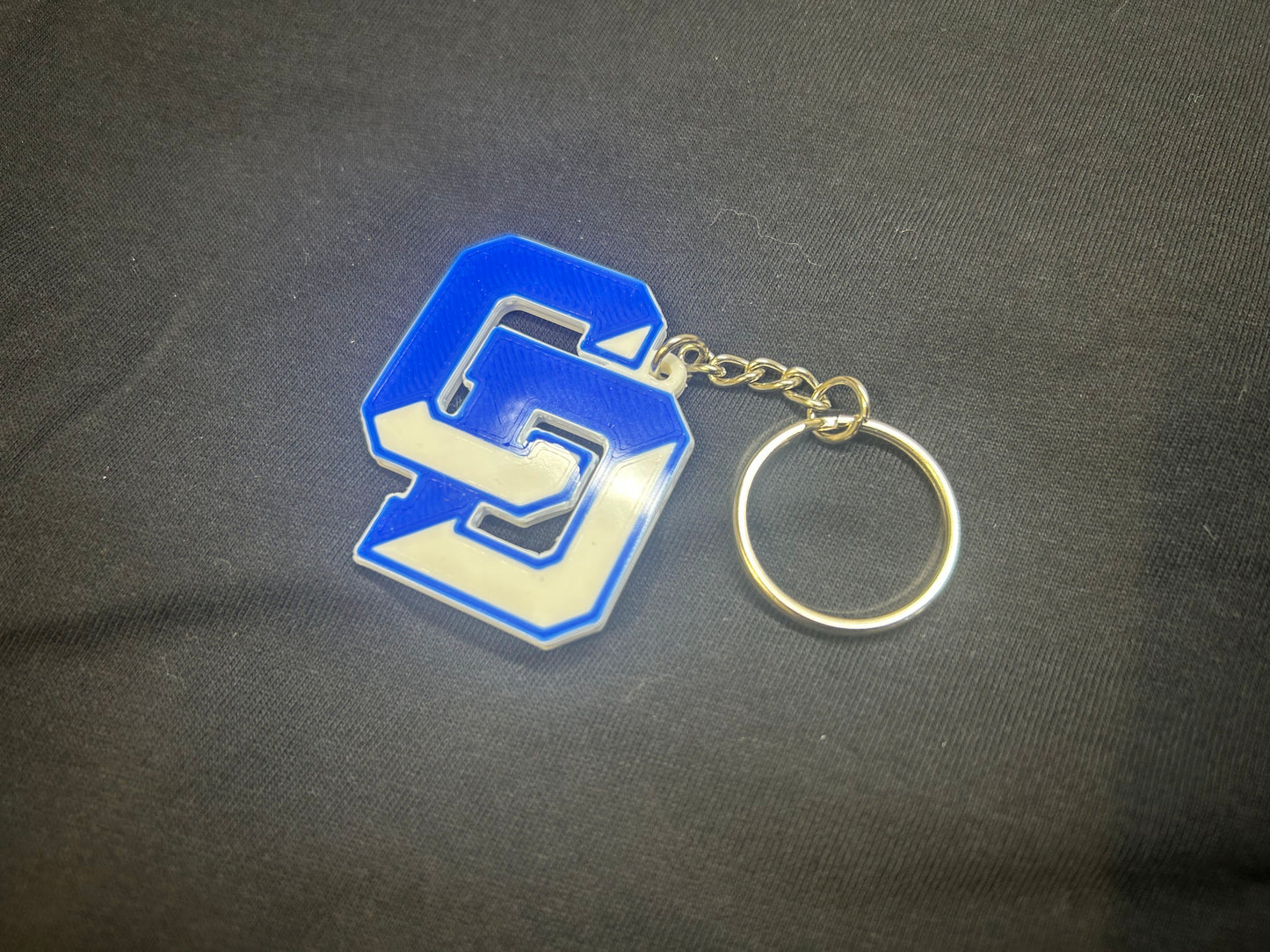 CD plastic keychain