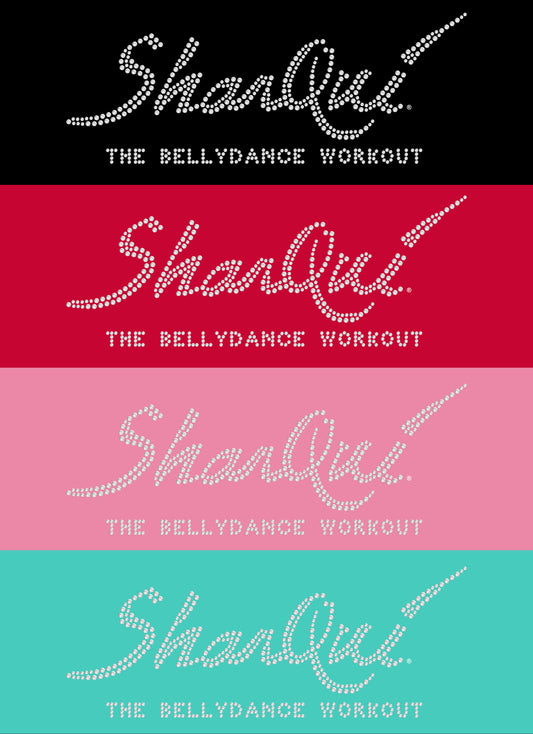 SharQui Bling Tank - French Turquoise tank with Crystal Clear Rhinestones