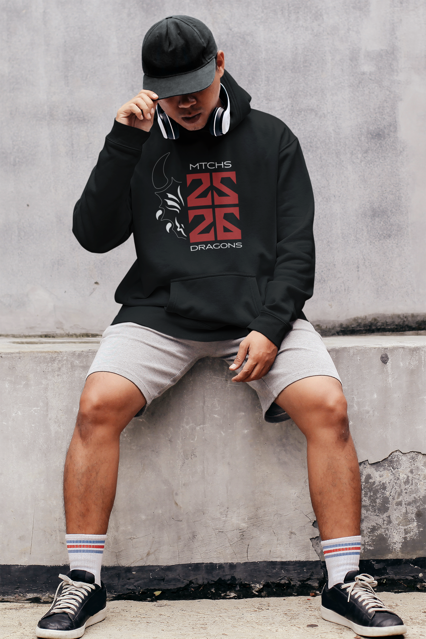 MTCHS 25-26 annual design printed hoodie
