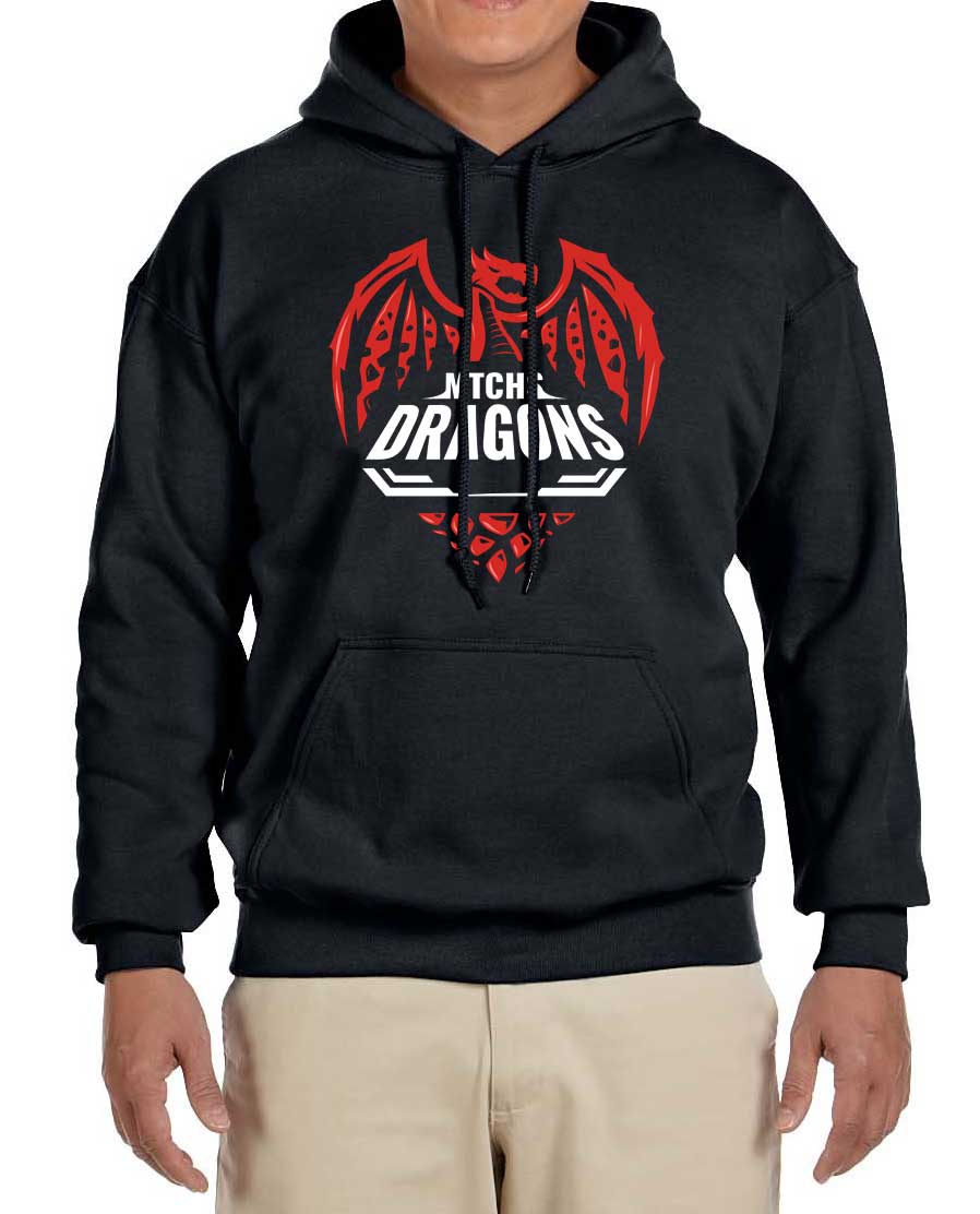 MTCHS DRAGONS printed hoodie