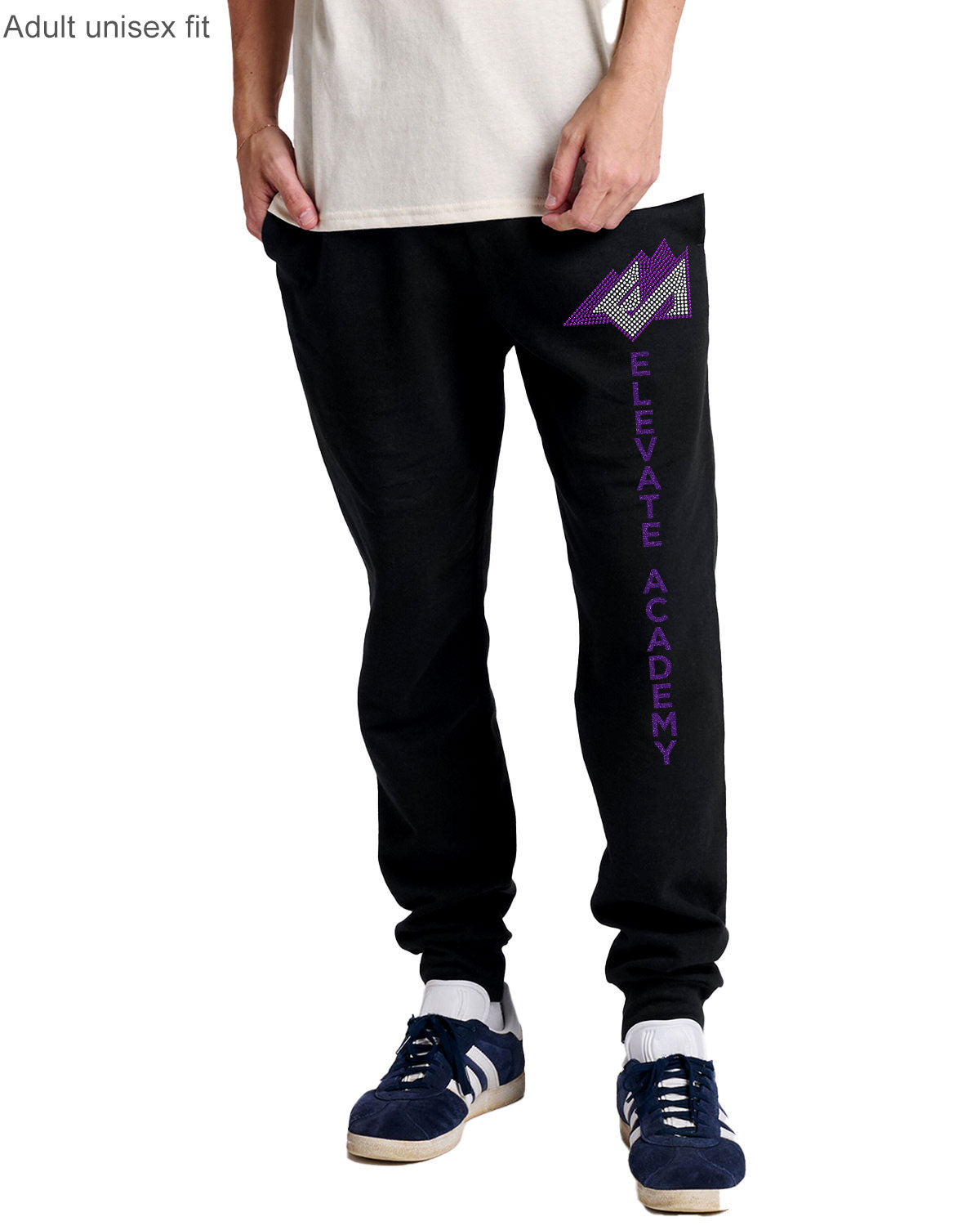 ELEVATE ACADEMY Adult Sweatpant - Glitter + Rhinestones