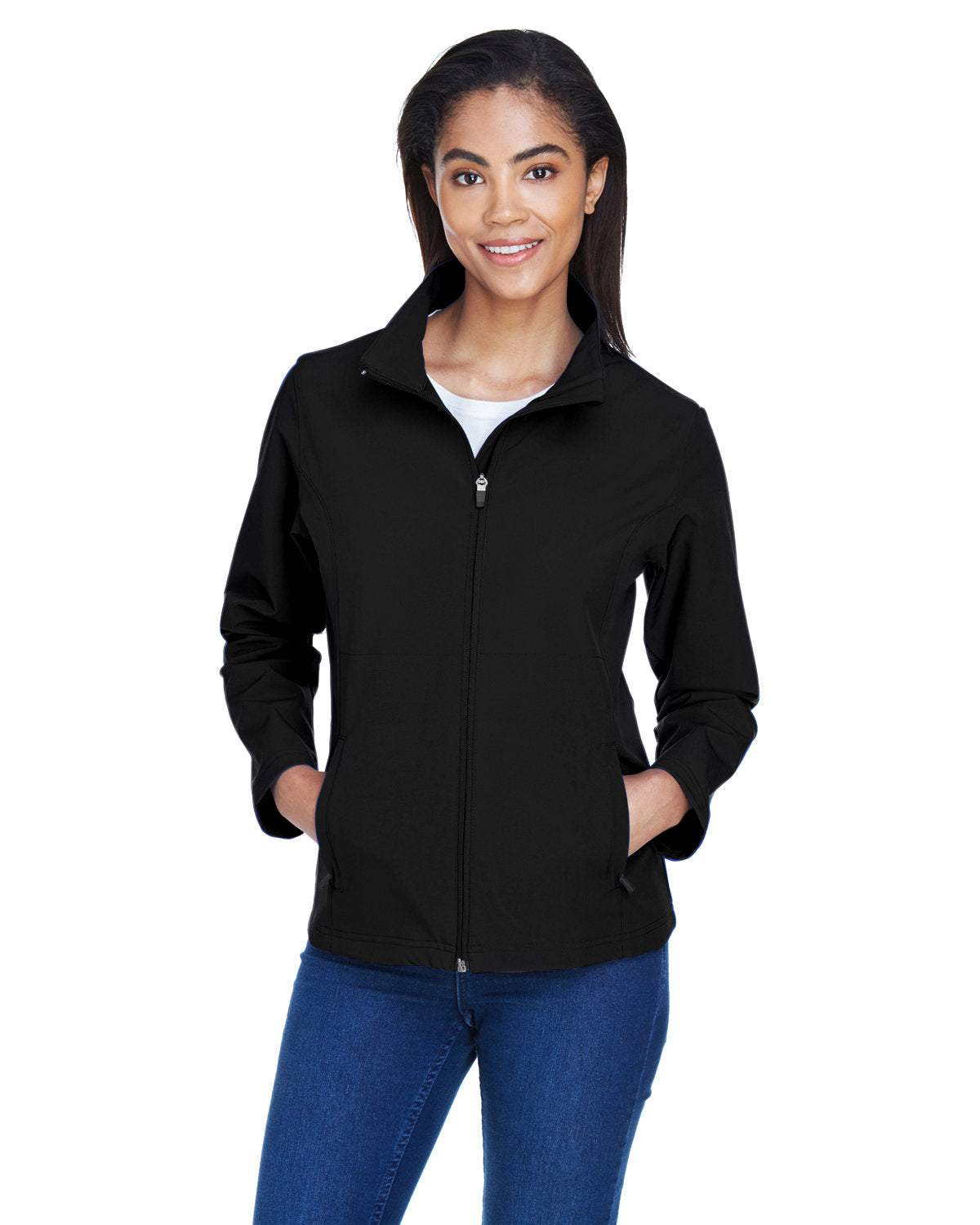 Ada West Dermatology rhinestone bling soft shell jacket