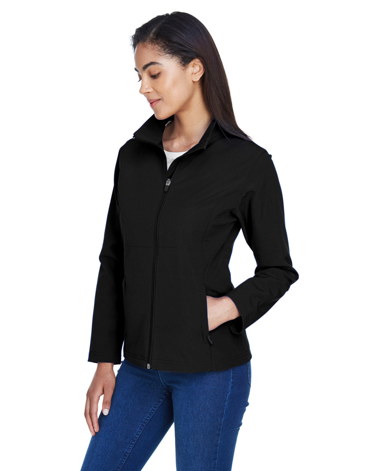 Ada West Dermatology rhinestone bling soft shell jacket