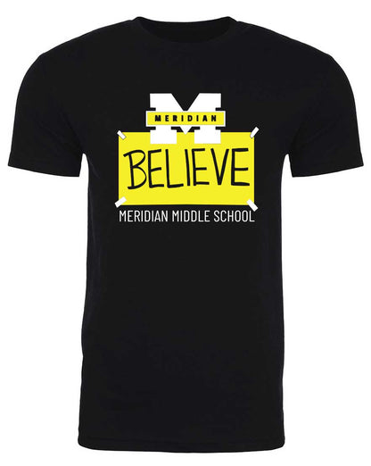 MMS BELIEVE - printed unisex crew neck tee